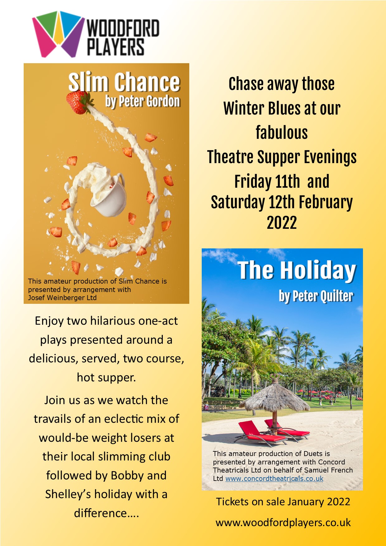 Slim Chance & The Holiday Poster