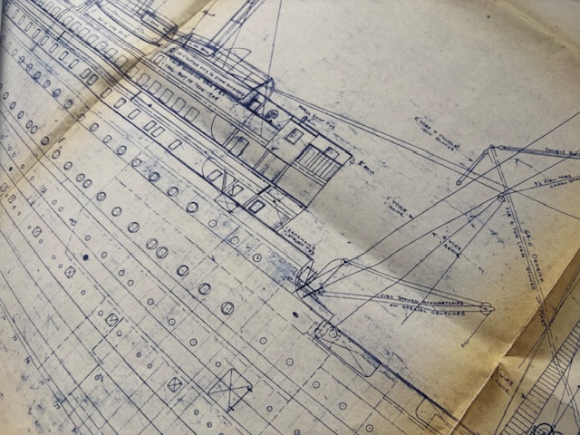 Titanic technical drawings