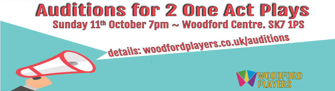 Auditions Web Header Woodford Players